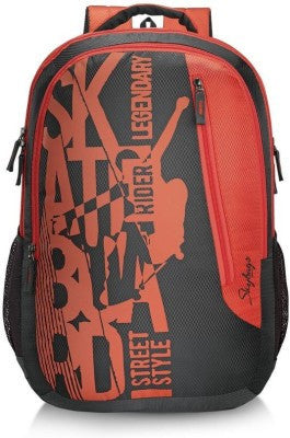 Sky bag cheap orange backpack