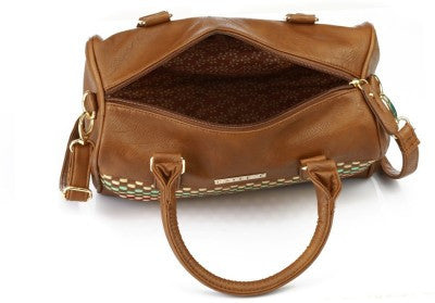 Caprese Satchel Brown Handbag